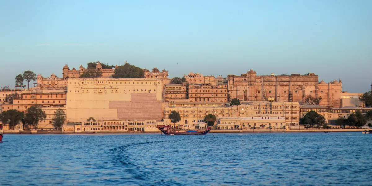 The City Palace on Lake Pichola in Udaipur